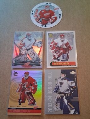 Osgood Red and White Hockey Card Set